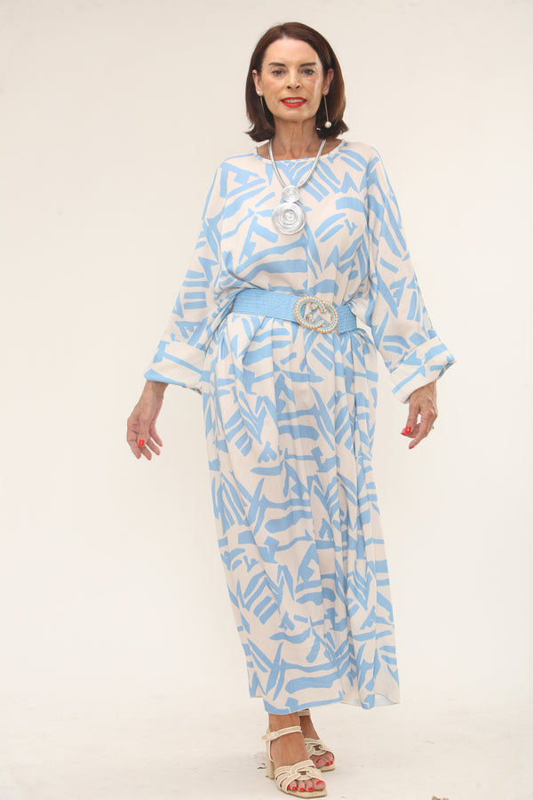 Haze Dress in baby blue
