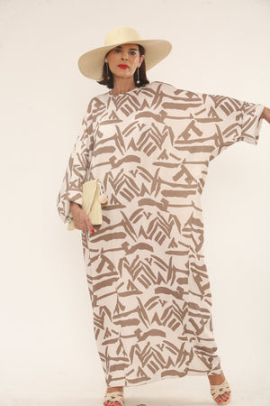 Haze Dress in mocha