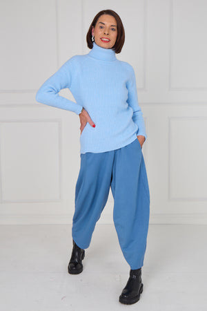Margo polar neck in baby blue