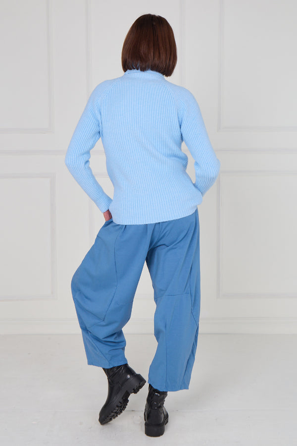 Margo polar neck in baby blue