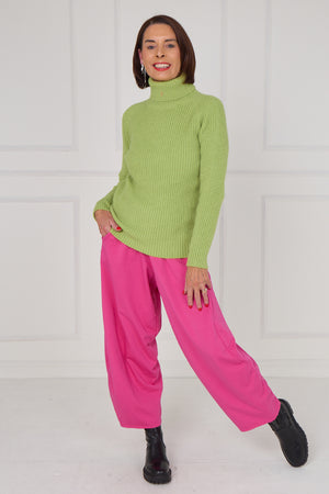 Margo polar neck in apple green