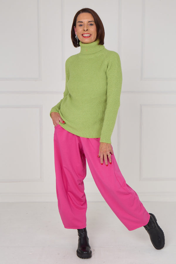 Margo polar neck in apple green