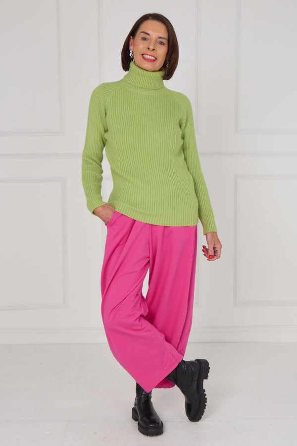 Margo polar neck in apple green