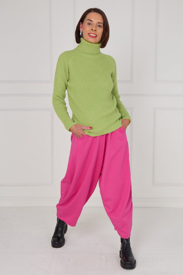 Margo polar neck in apple green