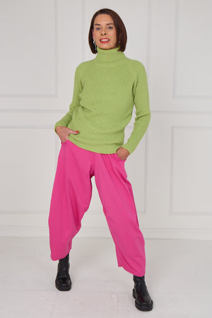 Margo polar neck in apple green