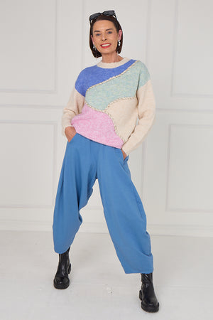 linda knitwear in multi