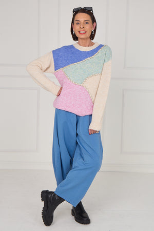 linda knitwear in multi