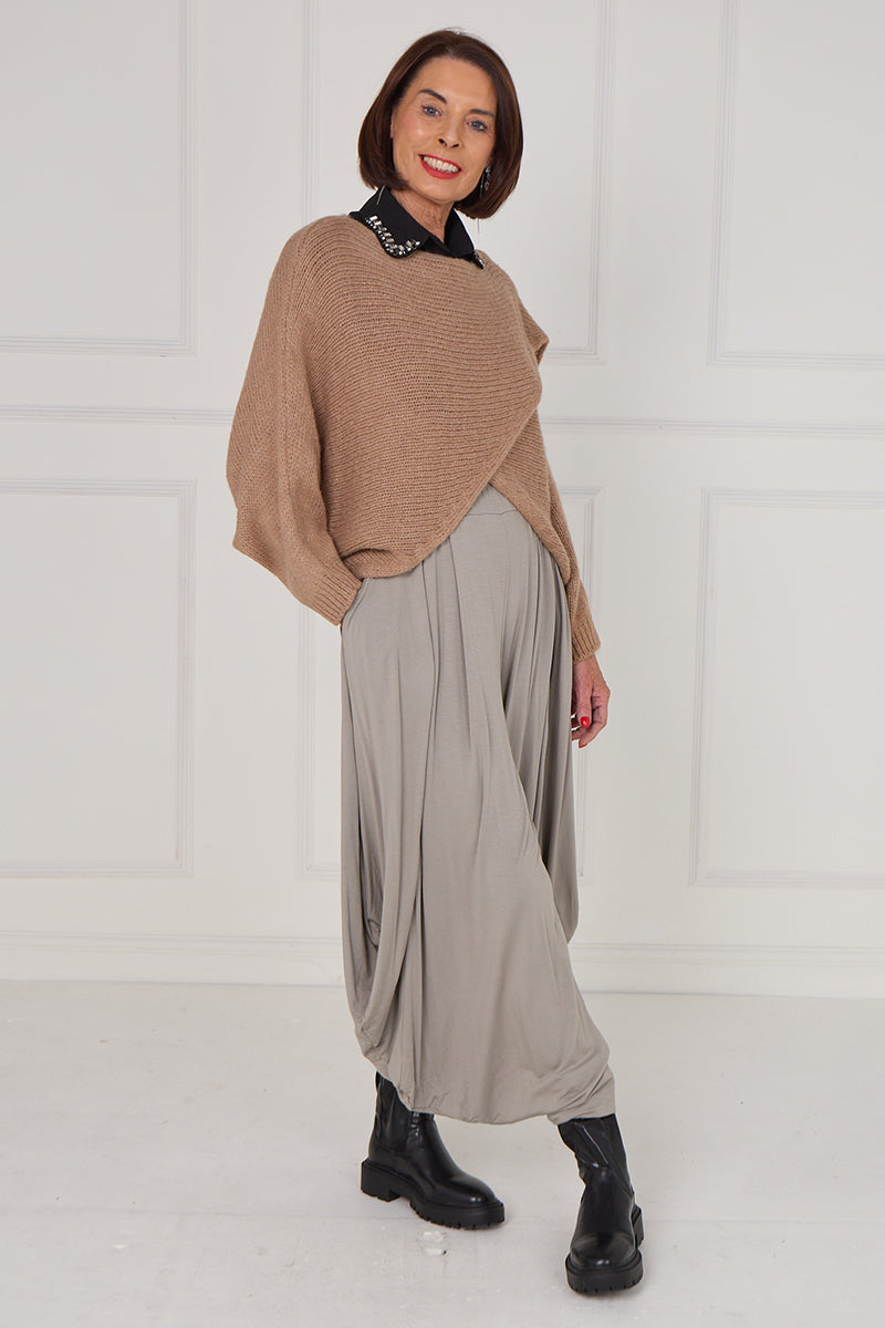Harem Trousers in stone