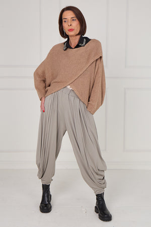 Harem Trousers in stone