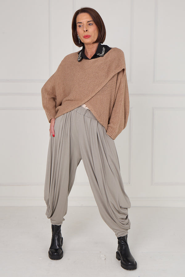 Harem Trousers in stone