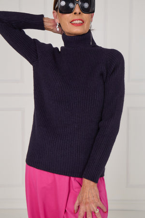 Margo polar neck in navy