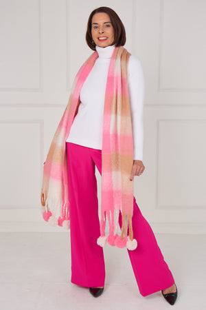 Margo scarf in soft pink