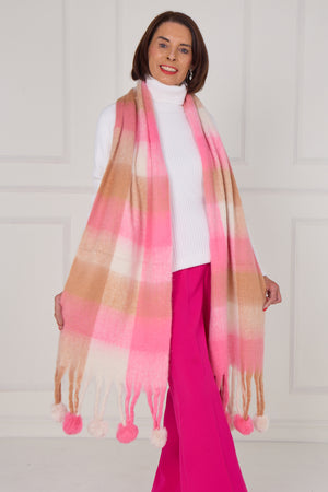 Margo scarf in soft pink