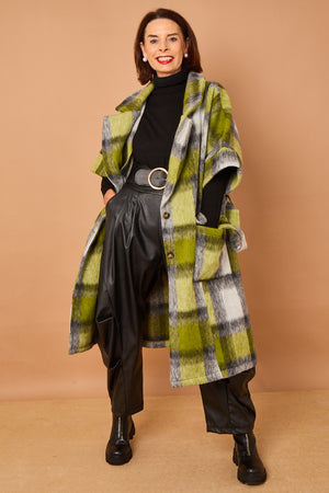 Bosco long coat in short sleeves