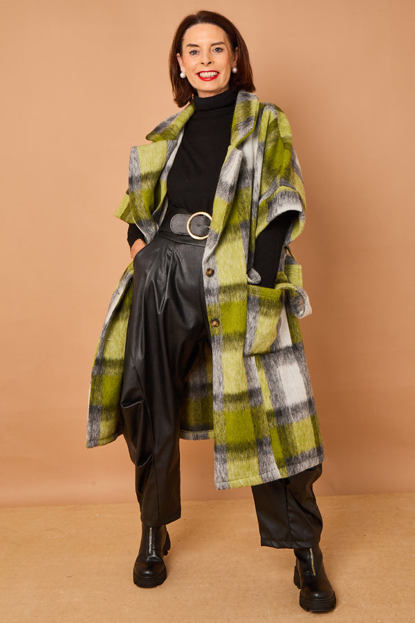 Bosco long coat in short sleeves