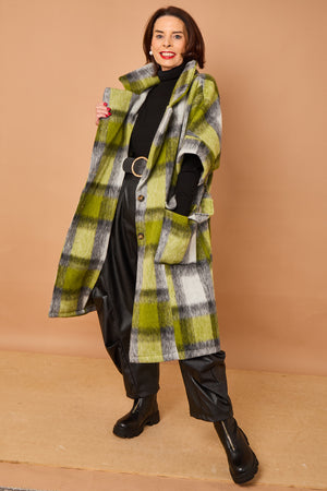 Bosco long coat in short sleeves