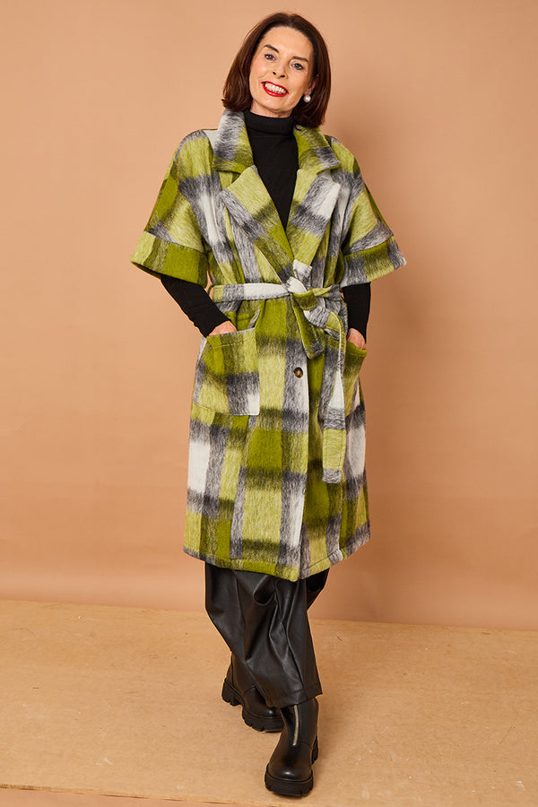 Bosco long coat in short sleeves