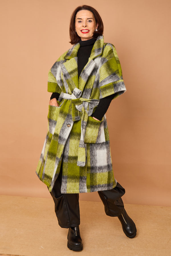 Bosco long coat in short sleeves