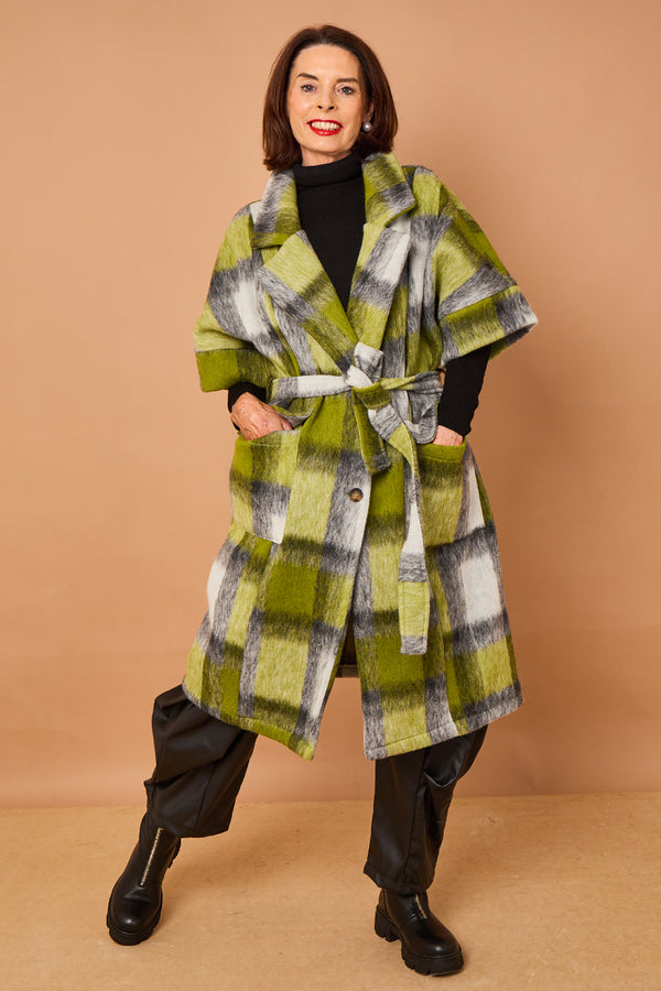 Bosco long coat in short sleeves