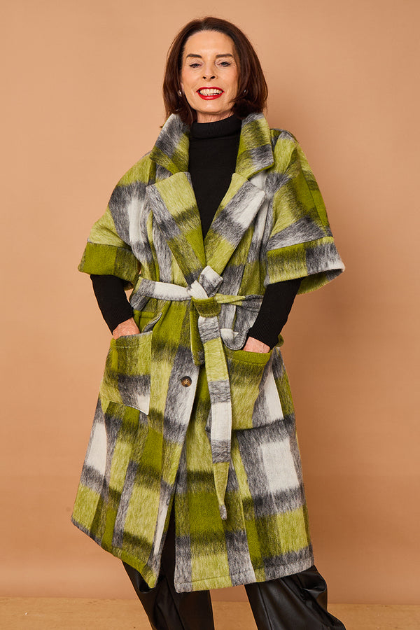 Bosco long coat in short sleeves