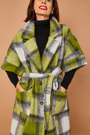 Bosco long coat in short sleeves