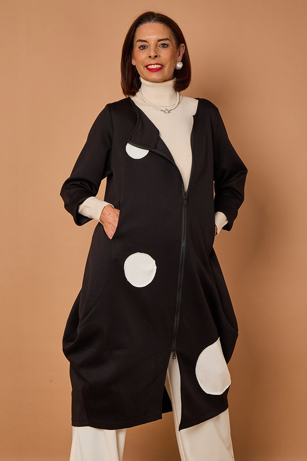 Mississippi Dotty jacket in black