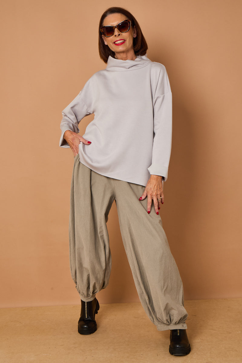 Catilina Top in slate grey