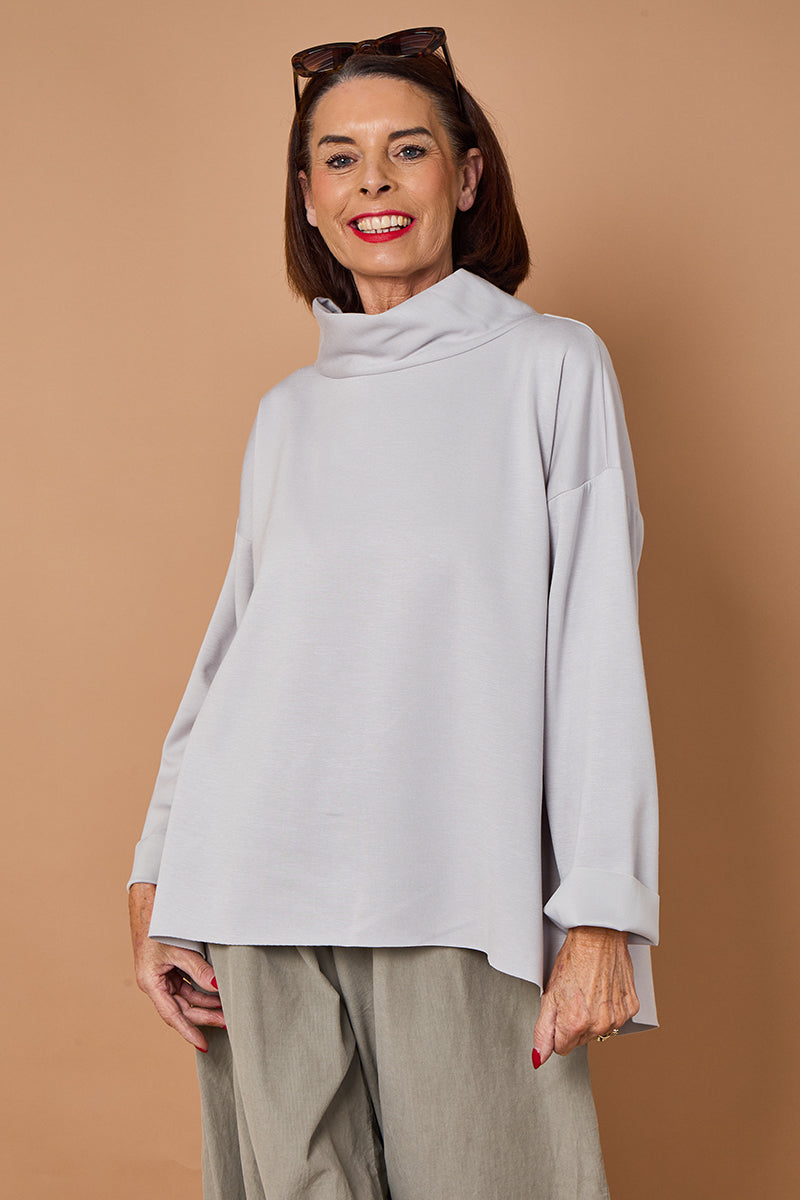 Catilina Top in slate grey