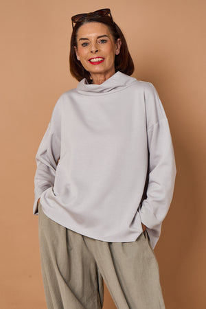 Catilina Top in slate grey