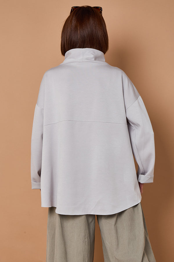 Catilina Top in slate grey
