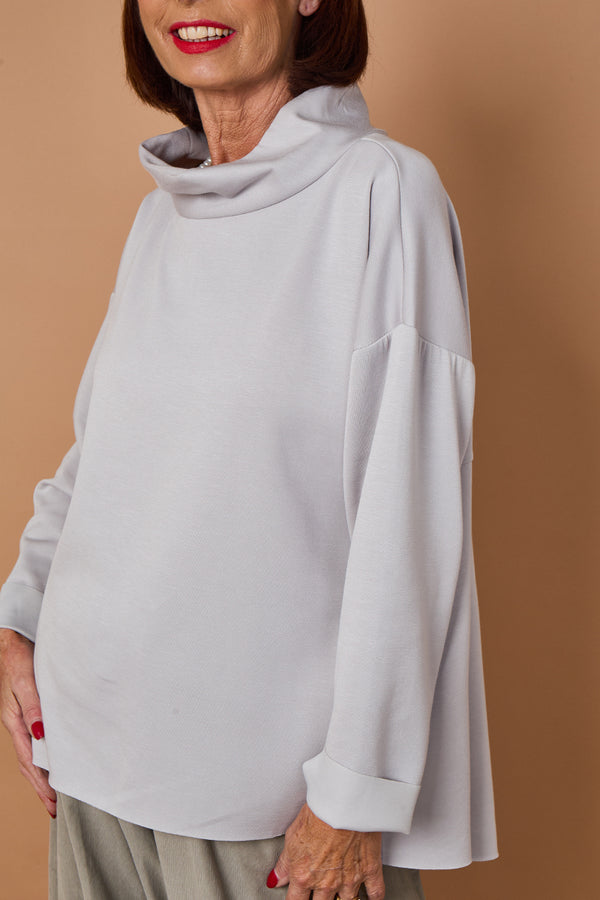 Catilina Top in slate grey
