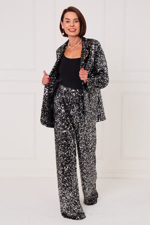 Monroe jacket in black diamante