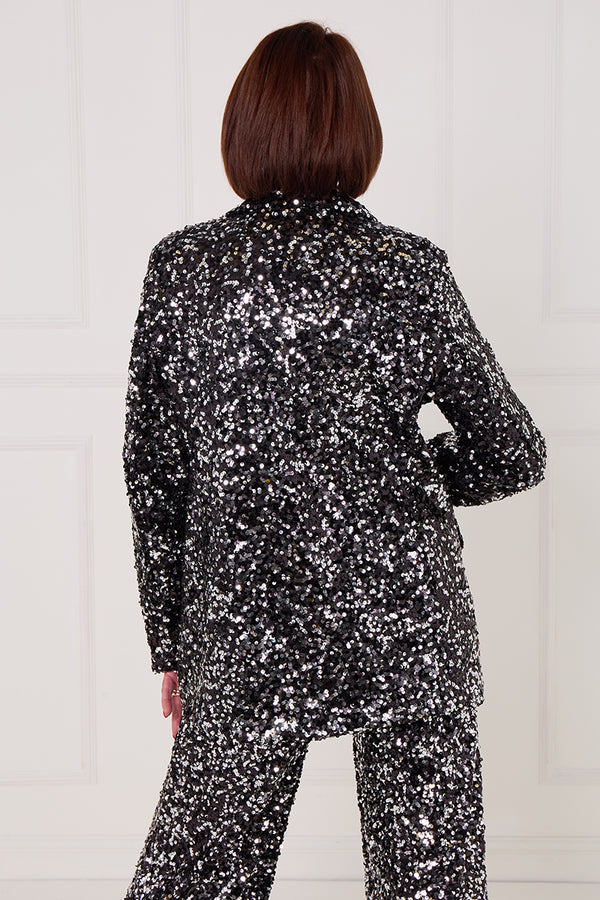 Monroe jacket in black diamante