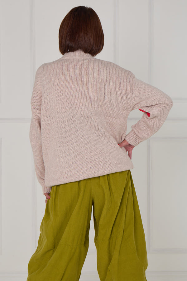 Lilly Cord Balloon Trouser In pistachio