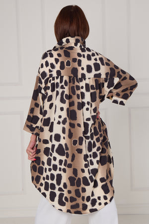 Tupelo Dress/Top in Cheetah