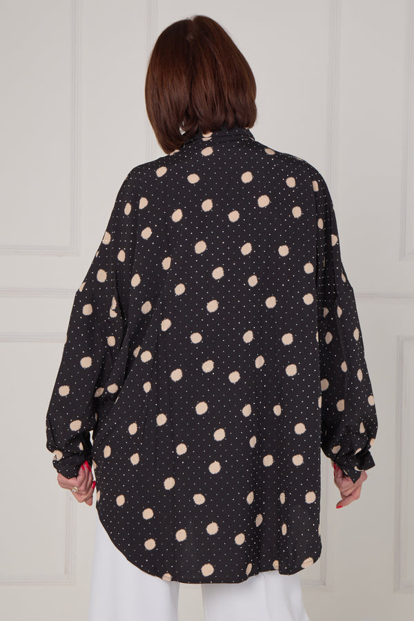 Diamante Spotty dotty shirt