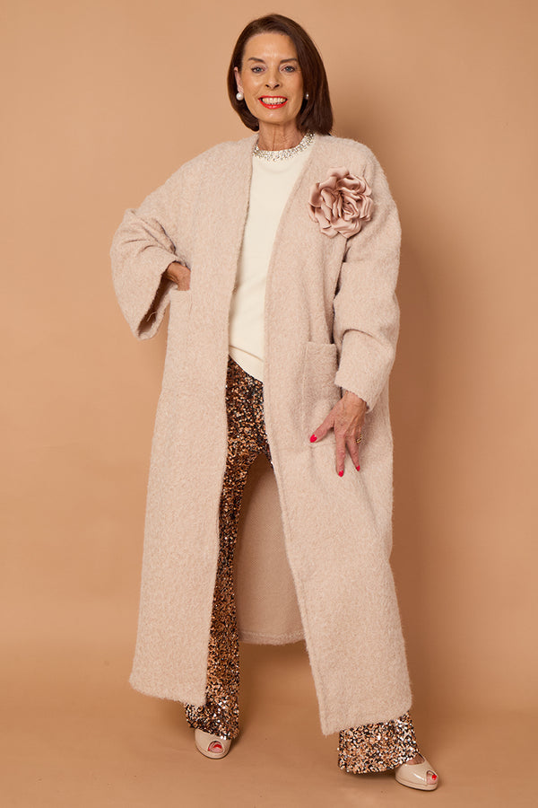 goodwin waterfall longcoat in stone