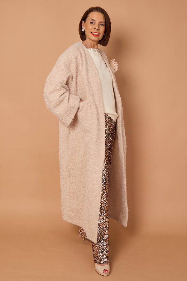 goodwin waterfall longcoat in stone