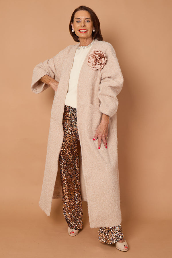 goodwin waterfall longcoat in stone