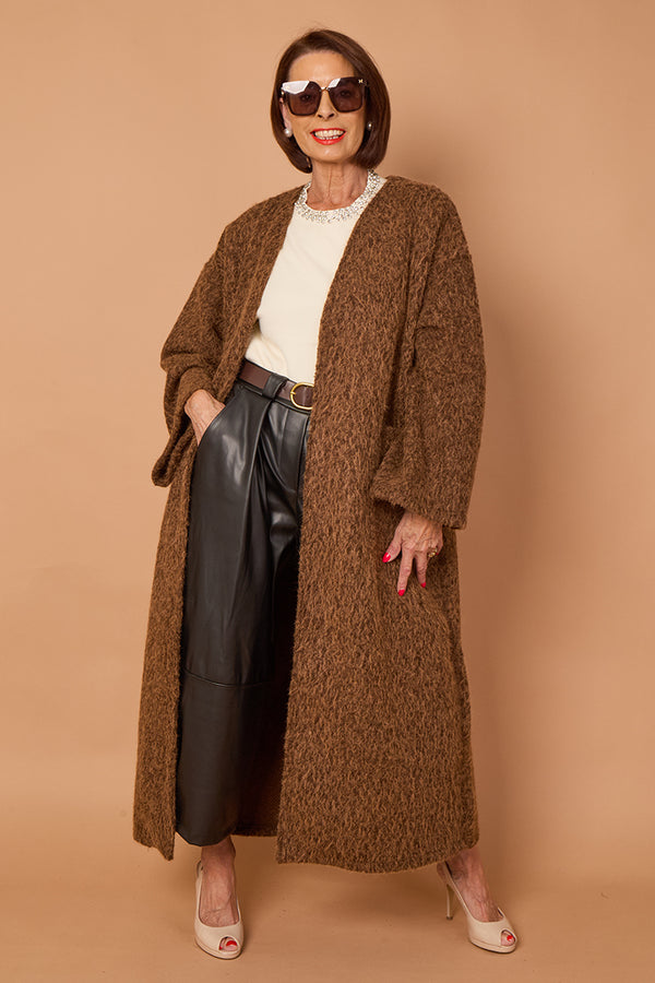 goodwin waterfall longcoat in camel