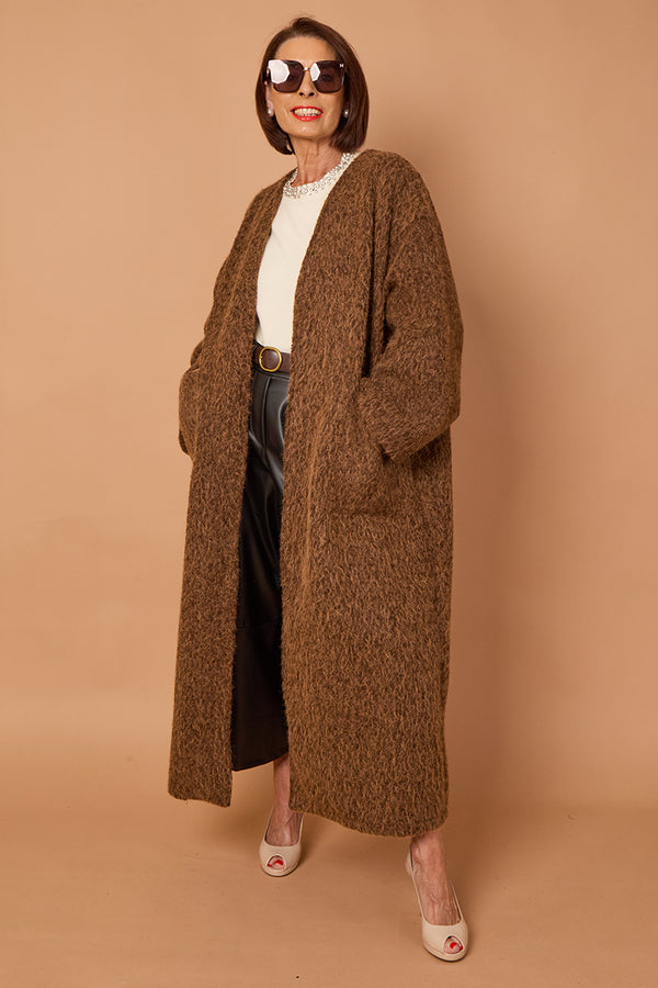 goodwin waterfall longcoat in camel