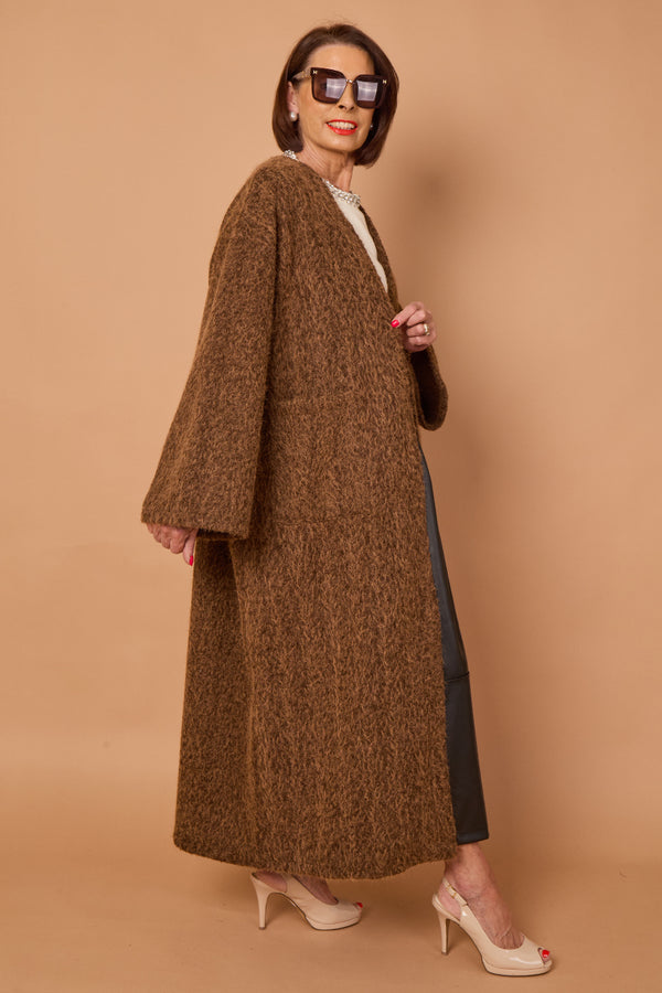 goodwin waterfall longcoat in camel