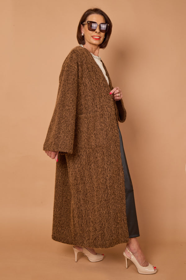 goodwin waterfall longcoat in camel