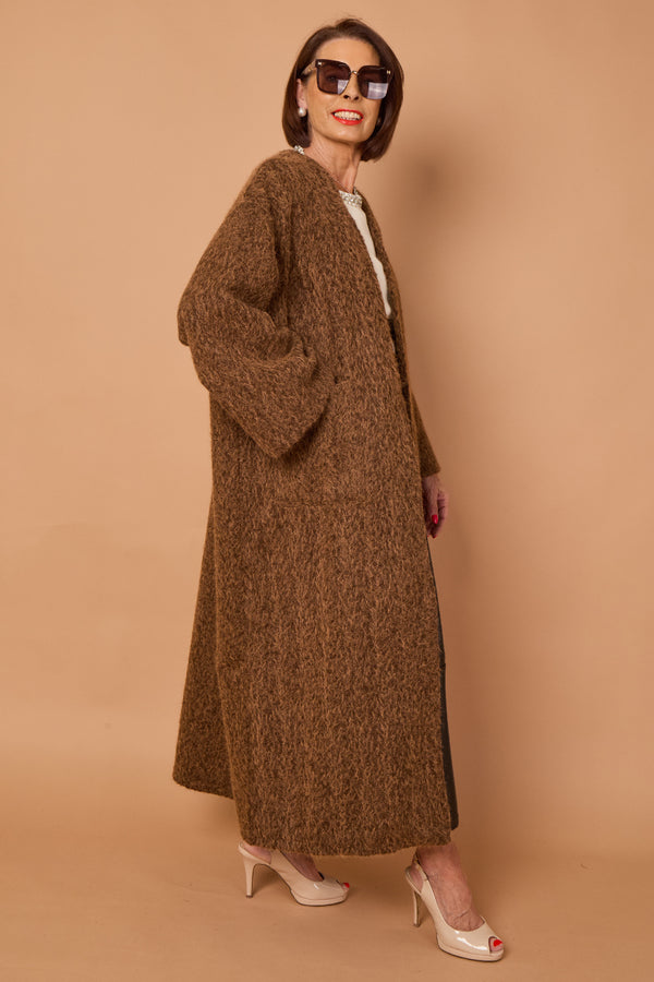 goodwin waterfall longcoat in camel