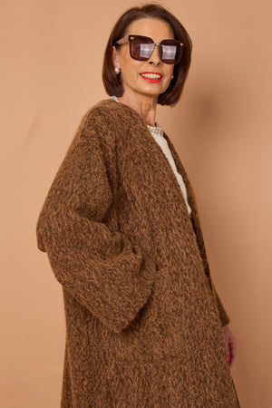 goodwin waterfall longcoat in camel