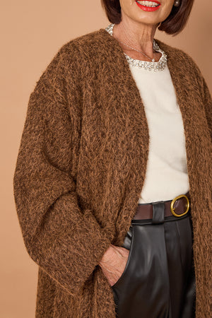 goodwin waterfall longcoat in camel