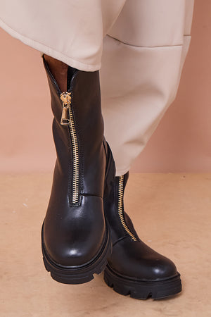 Emilia PU faux leather Boots