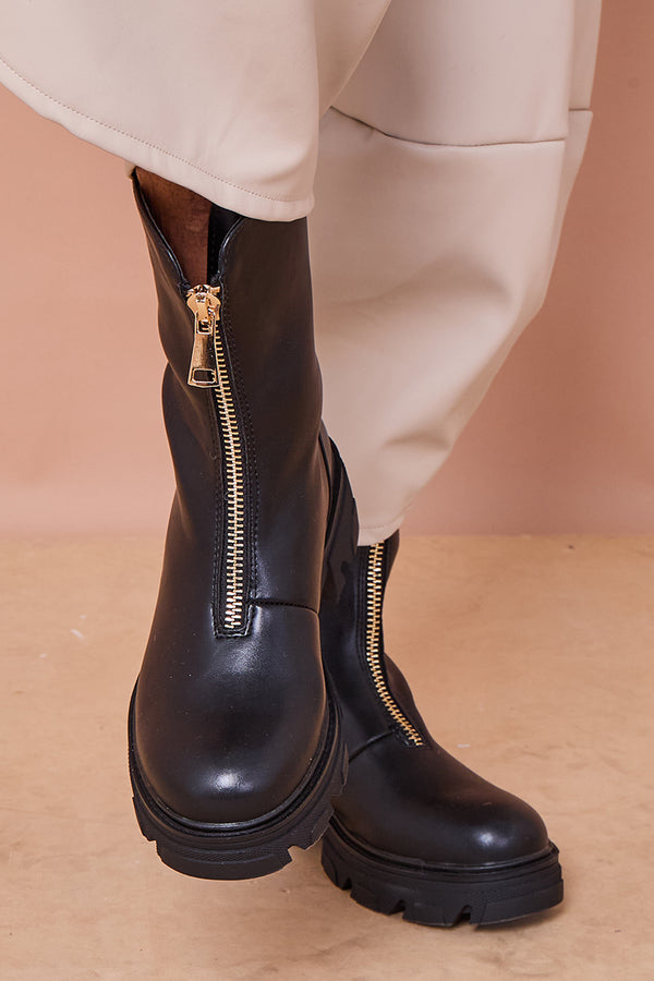 Emilia PU faux leather Boots