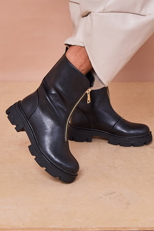Emilia PU faux leather Boots