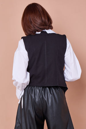 Lara waistcoat in black